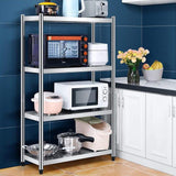 Buy kitchen shelf stainless steel microwave oven rack multi function kitchen cabinet and cabinet rack storage rack 5 sizes kitchen storage racks size 10040130cm