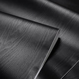 Exclusive textured black wood grain contact paper self adhesive shelf liner for bathroom kitchen cabinets shelves countertop table arts crafts decal 24x117 inches