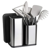 Discover elfrhino utensils holder stainless steel kitchen tools knives holder knives block utensils container utensils crock flatware caddy cookware cutlery utensils holder multipurpose kitchen storage crock