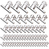 Top sunmns 60 pieces stainless steel clips heavy duty metal clip for photos bags kitchen home office usage 5 sizes 0 78 1 18 1 5 2 2 5 inch