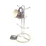 Try modern design satin nickel mug tree keeps your kitchen organized