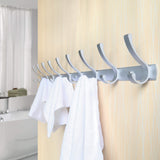 Featured webi 2 set 3 peg sturdy coat hat rack bath kitchen towel hook holder wall mounted closet garment garage organizer bedroom home office storage bathroom fixtures accessories aluminum satin cyuyg32